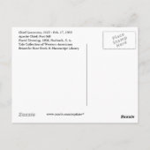 ジェロニモ首席，アパッチ， 1898 ポストカード (裏面)