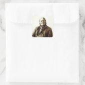 ジェロニモ（ギヤッレ）アパッチ先住民アメリカインディアン スクエアシール (バッグ)