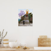 ジェロメ日本の – 神を迎える ポスター (キッチン)