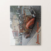 ジェローム、アリゾナのヴィンテージのトラックそして自転車 ジグソーパズル (縦)