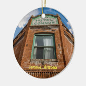 ジェローム，アリゾナ，銅鉱山の町 セラミックオーナメント (左)