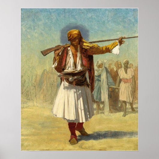 ジェローム – アルバニア系公務員（アルヌート巡査） 1894 ポスター (正面)