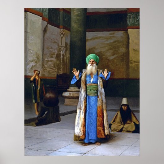 ジェローム – サルタンアット祈りの言葉1887 ポスター (正面)