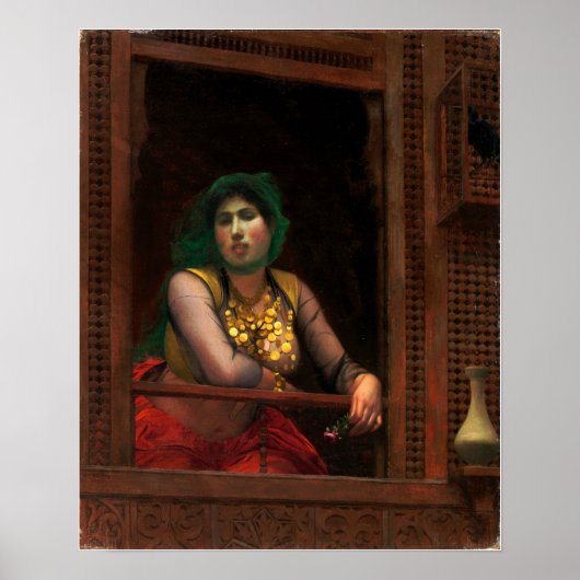 ジェローム – バルコニーの女性 ポスター (正面)