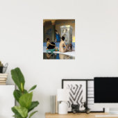 ジェローム – 入浴後 ポスター (ホームオフィス)