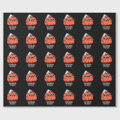 ジェロ・スナックおもしろい・プン・ダークBgで ラッピングペーパー (フラット)