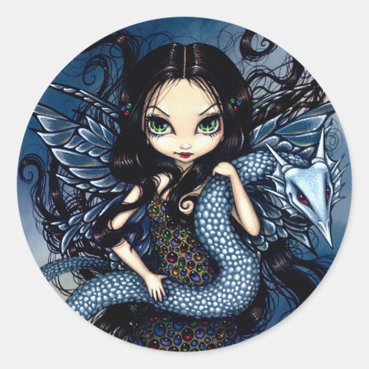 「ジェワレ」ステッカー ラウンドシール (正面)