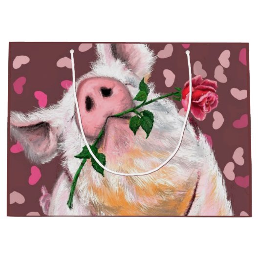 ジェンおもしろいトピグバラ抱き枕 ラージペーパーバッグ (正面)