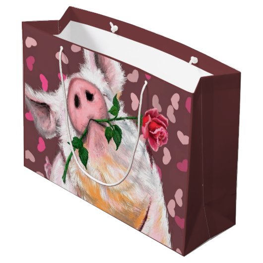 ジェンおもしろいトピグバラ抱き枕 ラージペーパーバッグ (裏面アングル)