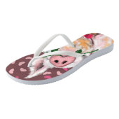 ジェンおもしろいト豚とのビーチサンダル ビーチサンダル (アングル)