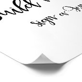 ジェンガピース ゲストブック サイン | カリグラフィー (角)