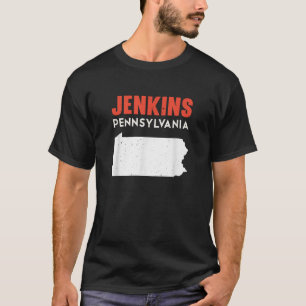 ジェンキンズペンシルバニアUSA州アメリカントラベル Tシャツ