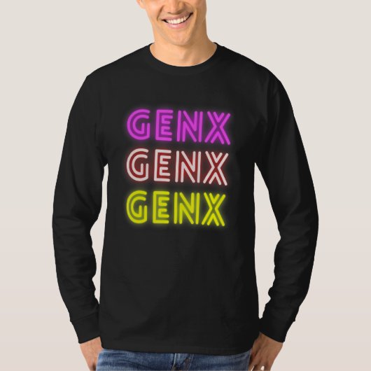 ジェンクスネオンおもしろい Tシャツ (正面)