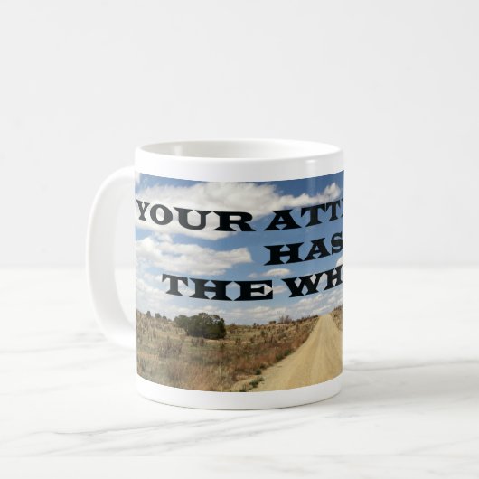 ジェンスフォミオバダスやる気を起こさせる引用文 コーヒーマグカップ (正面左)