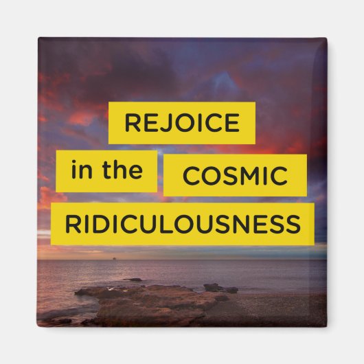 ジェンスミョバダスやる気を起こさせる引用文マグネット マグネット (正面)