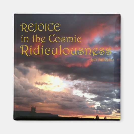 ジェンスミョバダスやる気を起こさせる引用文マグネット マグネット (正面)