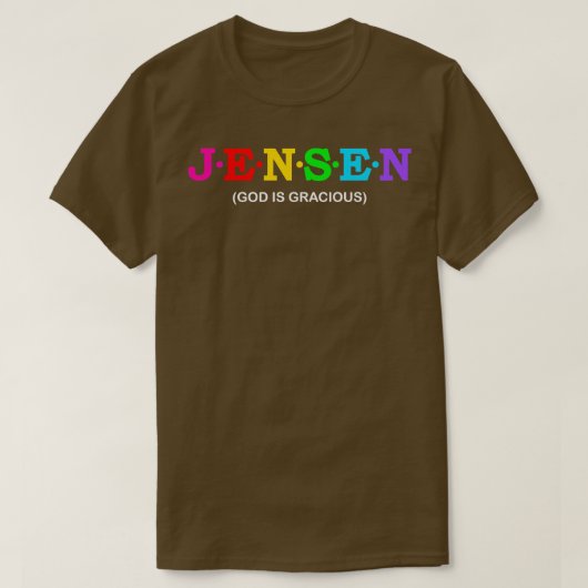ジェンセン神は恵まれている Tシャツ (デザイン正面)