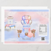 ジェンダーがチップのバッグを明らかにするのを待つ (正面/裏面)