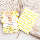 ジェンダーがテディベアの風船を明らかにする 招待状