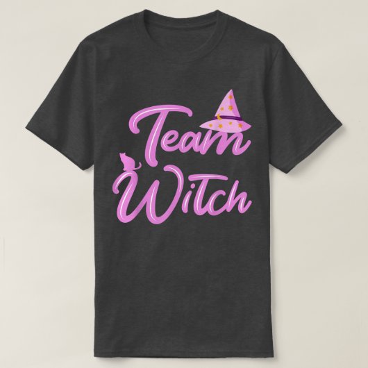 ジェンダーがハロウィンチームを明かすTシャツ Tシャツ (デザイン正面)