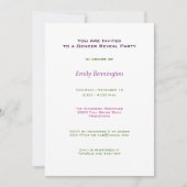 ジェンダーがパーティー服を招待状 招待状 (正面)