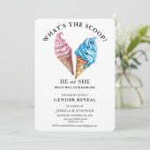 ジェンダーがピンクブルーを明らかにするスクープとは 招待状 (スタンド正面)