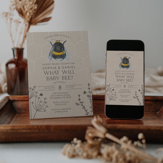 ジェンダーがベビービー赤ちゃんシャワーを明かす 招待状