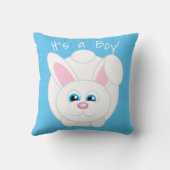 ジェンダーが可愛い漫画バニーピンク装飾用クッションを明かす クッション (裏面)