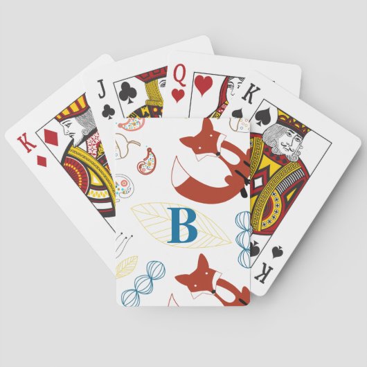 ジェンダーが少年の森キツネを明かす トランプ (裏面)