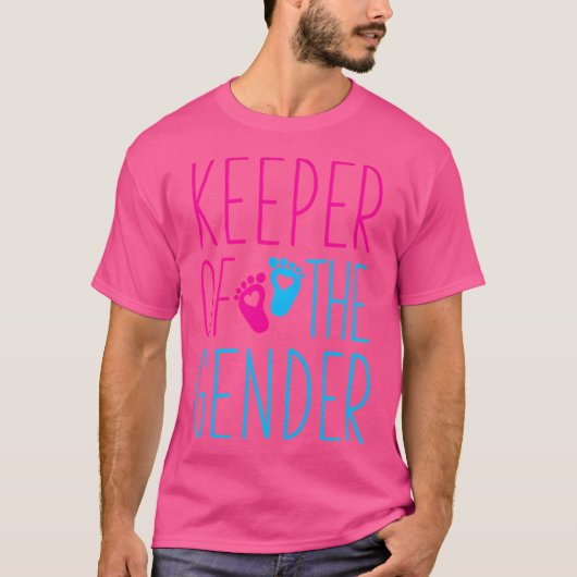 ジェンダーが性別のキーパーを明らかにするB Tシャツ (正面)