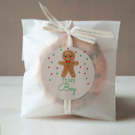 ジェンダーが投票チームを明かすボーイジンジャーパン ラウンドシール