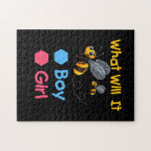 ジェンダーが男の子や女の子の家族を明らかにする ジグソーパズル (横)