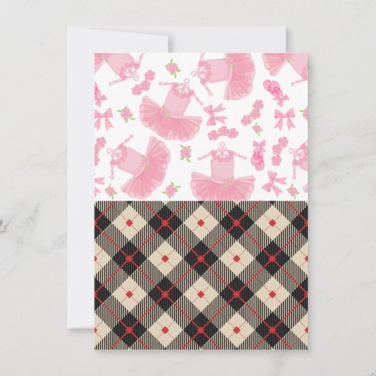 ジェンダーが赤ちゃんシャワーのタッチダウンまたはタトゥスを明らかにする 招待状 (裏面)