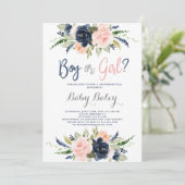 ジェンダーが赤ちゃんシャワーを明らかにする 招待状 (スタンド正面)