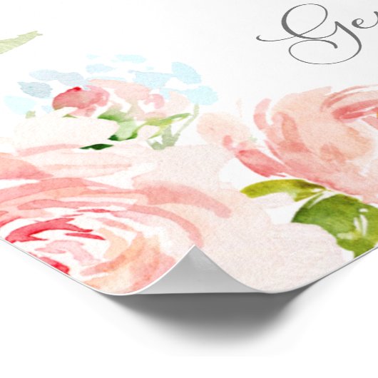 ジェンダーが赤ちゃんシャワー歓迎ポスターを明らかにする ポスター (角)