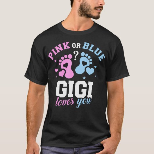 ジェンダーがGigiを明らかにする Tシャツ (正面)