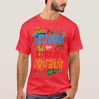 ジェンダーになるためのセノールまたはセノリータのいとこはCincoを明らかにする Tシャツ