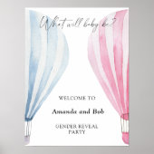 ジェンダーになるベビーが歓迎することを明らかにする ポスター (正面)