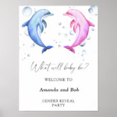 ジェンダーになるベビーが歓迎することを明らかにする ポスター (正面)