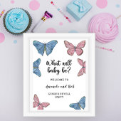 ジェンダーになるベビーが歓迎することを明らかにする ポスター