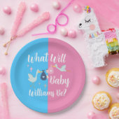 ジェンダーになるベビーとはパーティー ペーパープレート (パーティー)