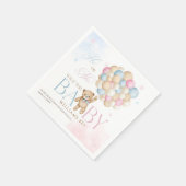 ジェンダーに明かされるのを待つことができる スタンダードカクテルナプキン (角)