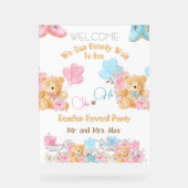 ジェンダーに歓迎を示す アクリルサイン (正面)