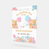 ジェンダーに歓迎を示す アクリルサイン (傾斜)