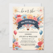 ジェンダーのおもしろいクラウドスペインのファミリーとして 招待状 (正面)