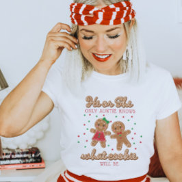 ジェンダーのキーパーがギンガーブレッド叔母を明かす Tシャツ