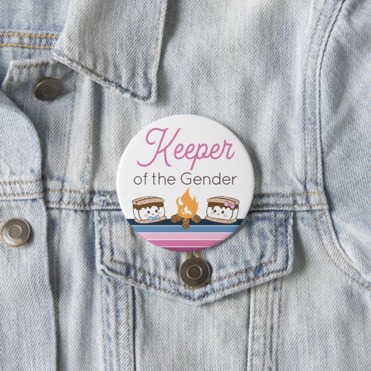 ジェンダーのキーパーがSの他のピンを明らかにする 缶バッジ (インサイチュ)