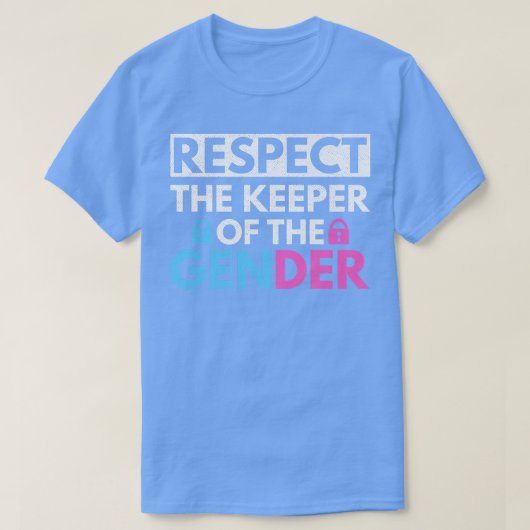 ジェンダーのデザインを明らかにする性別37 Tシャツ (デザイン正面)