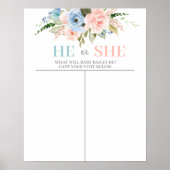 ジェンダーのポスターを推測する ポスター (正面)