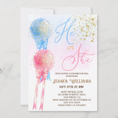 ジェンダーのミニマルモダンリスト 招待状 (正面)